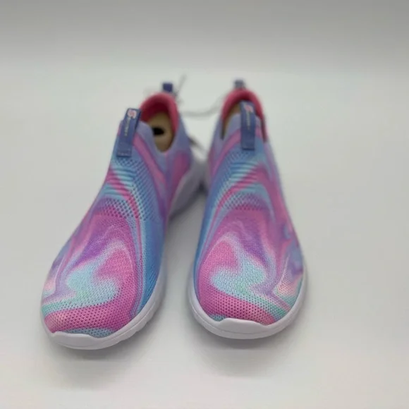 SKETCHERS Sport Air-Cooled Memory Foam Stretch Fit Slip Ons Girls - Picture 6 of 6